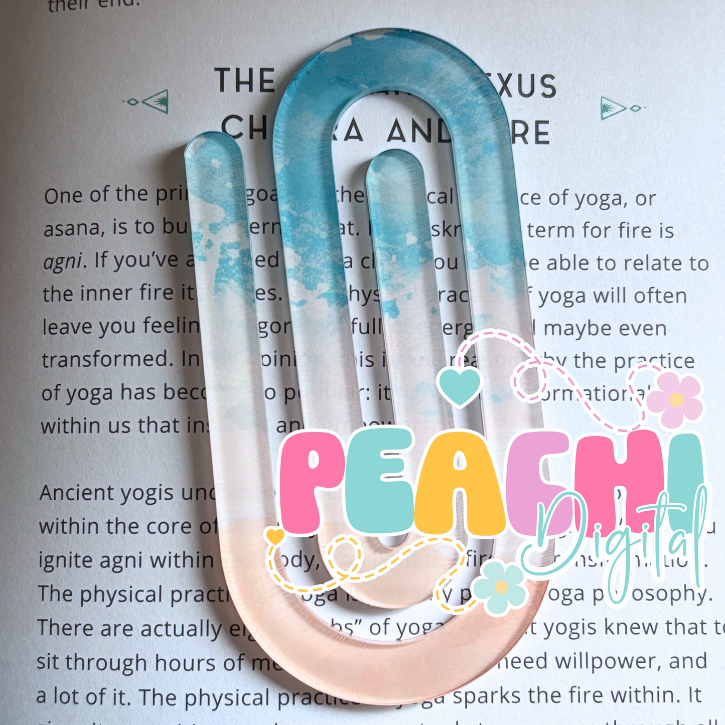 Beach Jumbo Clip Bookmark