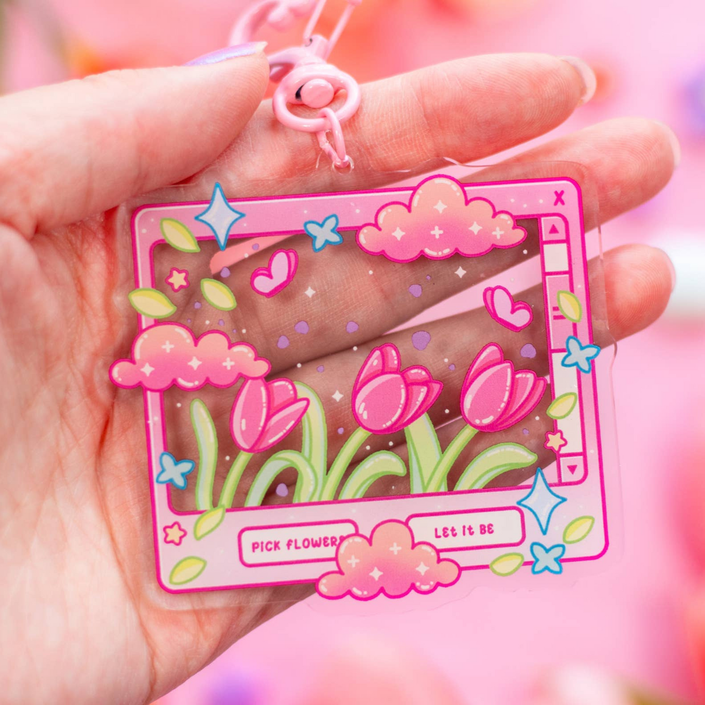 Tulip Dreams Keychain