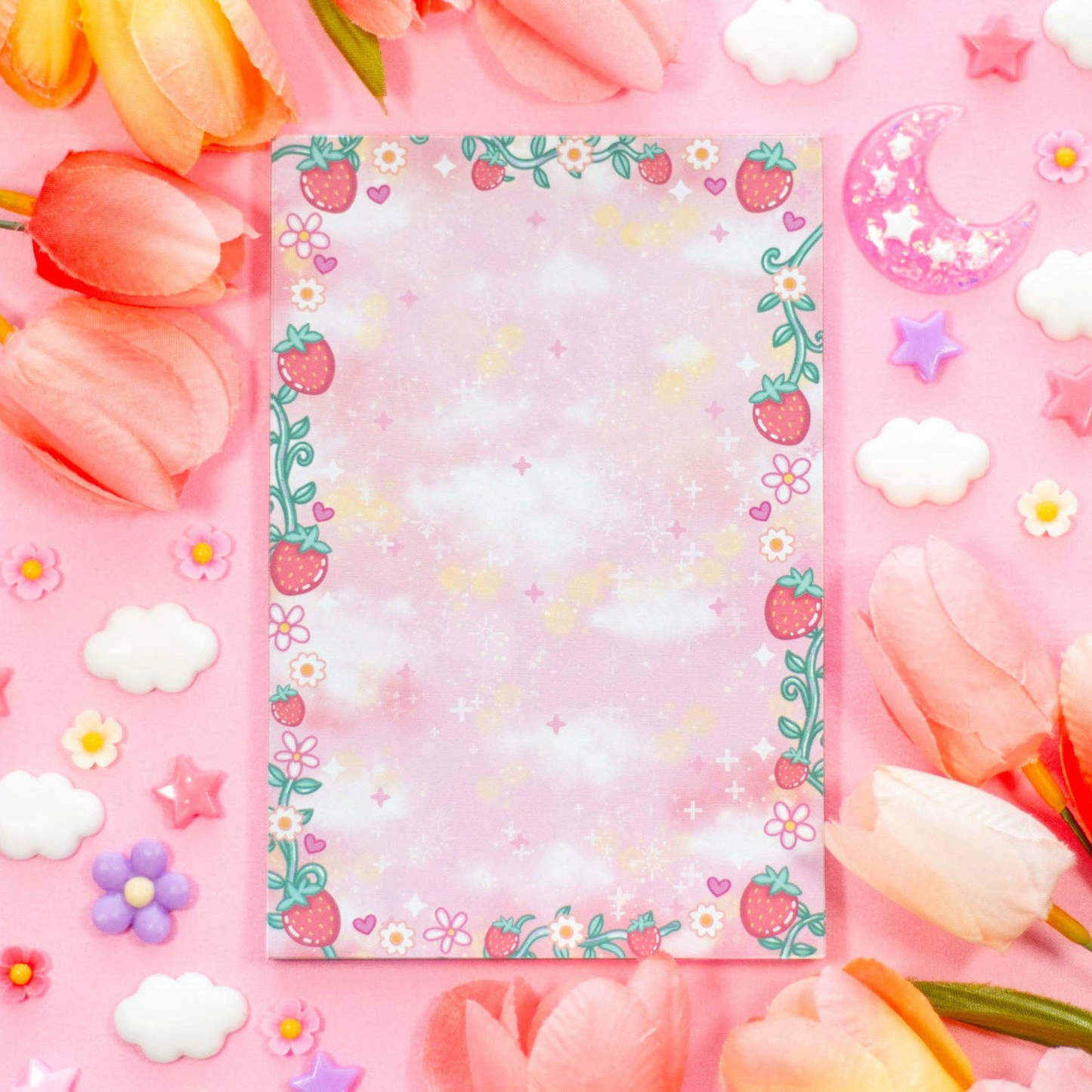 Strawberries Notepad