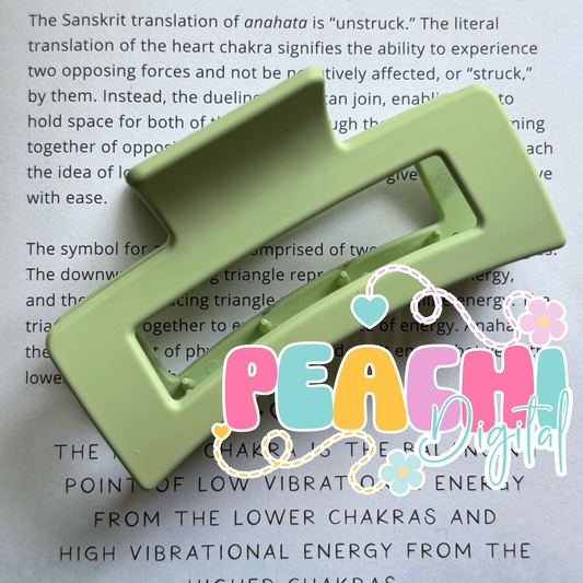Kiwi Hair Clip