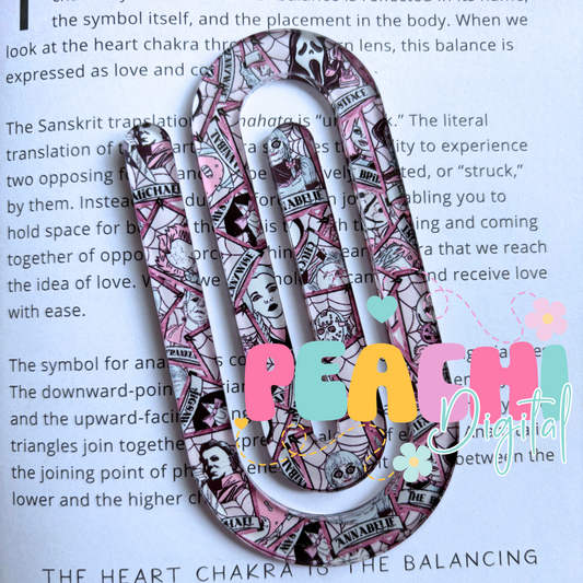 Pastel Horror Jumbo Clip Bookmark
