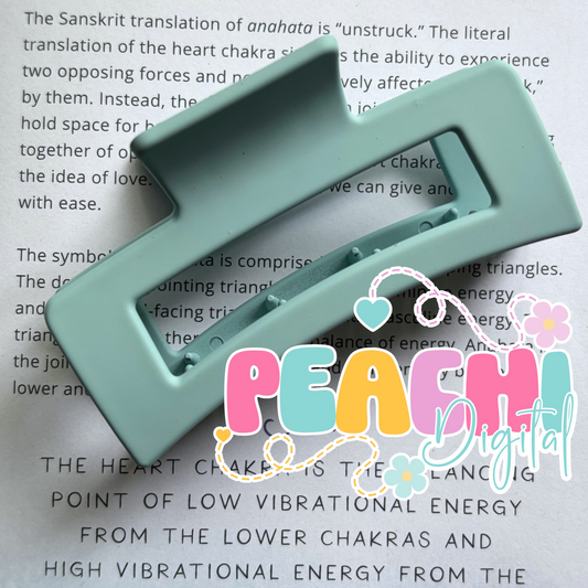 Light Sage Hair Clip