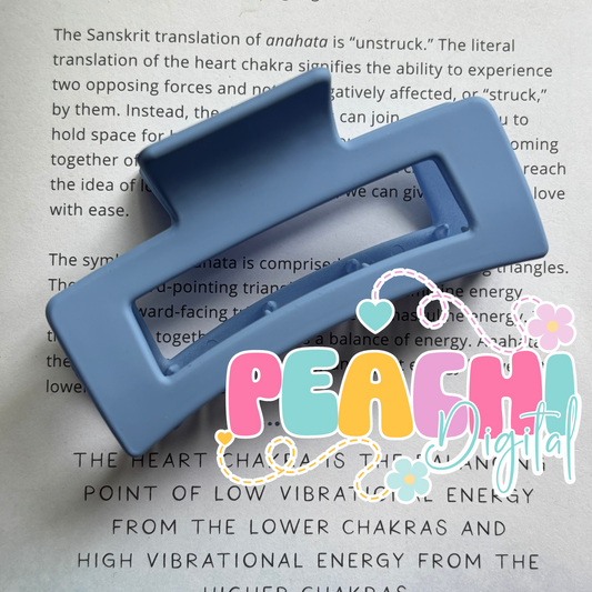Deep Blue Hair Clip