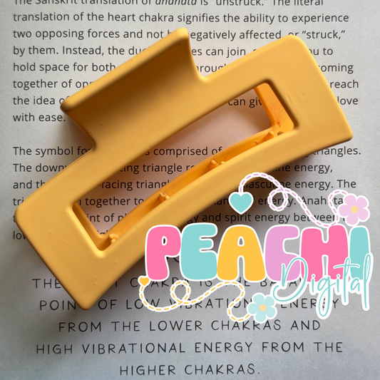 Yellow Hair Clip