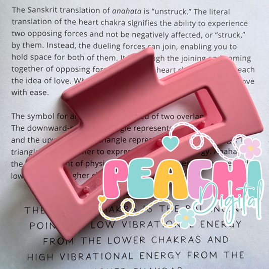 Dusty Pink Hair Clip