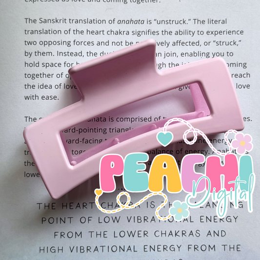 Soft Pink Hair Clip