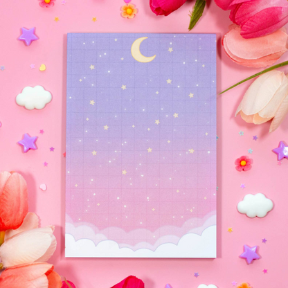 Starry Clouds Notepad