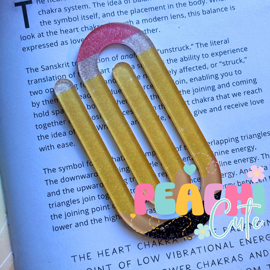Pencil Jumbo Clip Bookmark